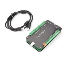 Oumefar CNC Motion Controller, NVCM 4 Axis CNC Controller MACH3 USB Interface Bo