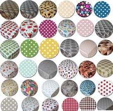 Wipe Clean Tablecloth Round Circle PVC Vinyl Oilcloth Table Cover Protector