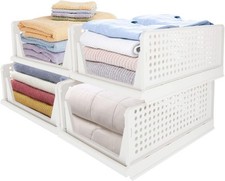 Set of 4 Stackable Storage