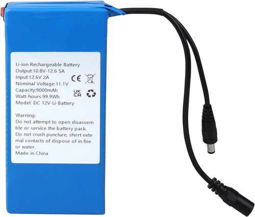 12v 9000mah rechargeable - 12v,