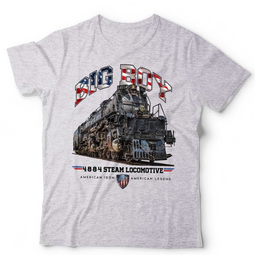 Train shirt big boy - train,