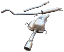 Astra H Mk5 1.8 SRi Hatch Exhaust System (2004-2006) Chrome Oval Exit