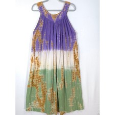 Boho Tie Dye Resort Midi Dress