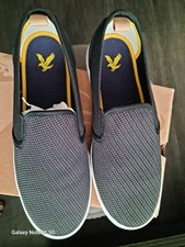 Lyle and Scott Men's Matteo Trainers Black Size UK 8. New In A Box