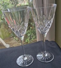 Pair of Thomas Webb Romeo  Large Wine Glasses - 8 1/4"