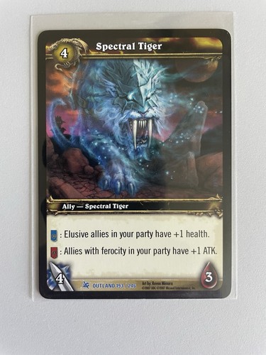 Warcraft tcg spectral tiger - spectral,