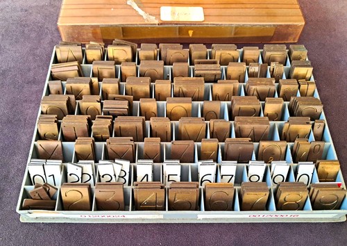 Vintage gravograph brass - vintage,