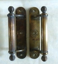 Pair of Antique Bronze Sash