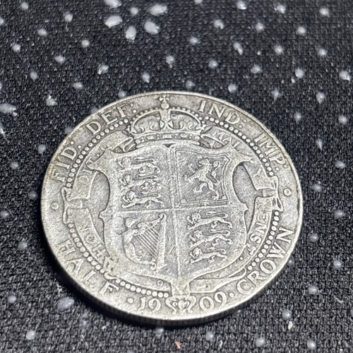 1909 half crown sterling - crown,