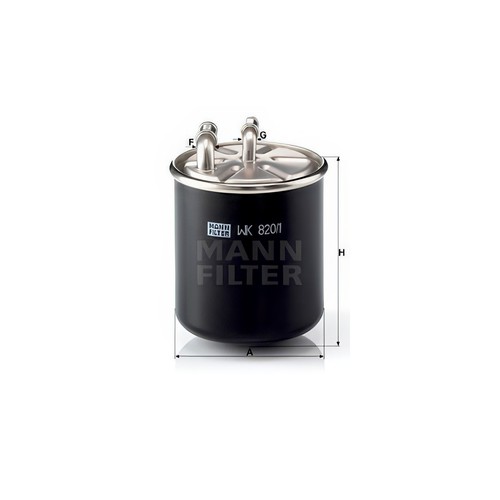 Mann wk820 fuel - filter, fits