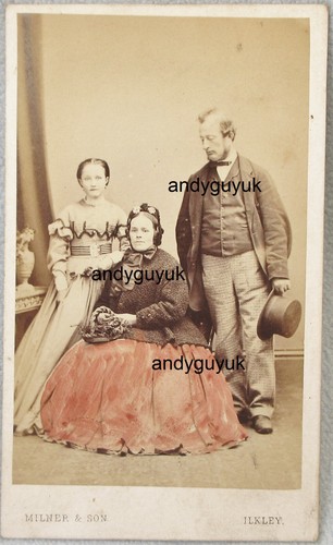 Cdv lady tinted dress - cdv,