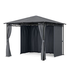 Pergola with Roof 3x3 m Garden Furniture Patio Summer House Awning Marquee Grey