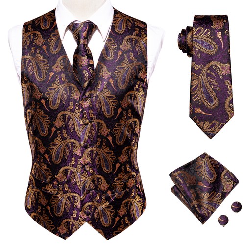Mens waistcoat tie set pocket - tie,