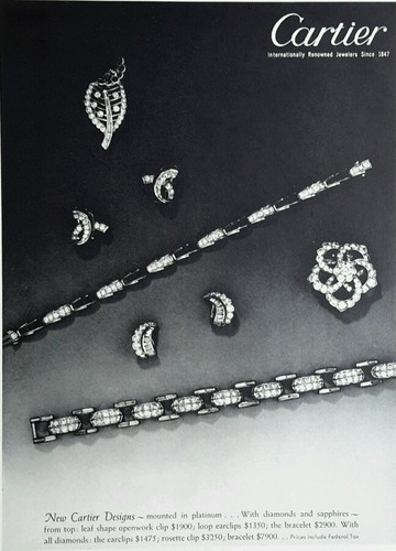 1950 vintage cartier - 1950, platinum