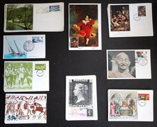 1966 - 1970 VARIOUS FRONT FDI PRE DECIMAL CAMEO MAXICARDS IN SETS AS PRICED