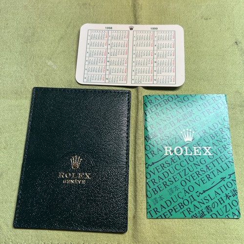 Vintage rolex wallet paper - vintage,