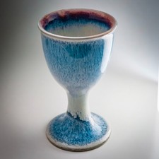 Cobridge stoneware goblet - stoneware, vase