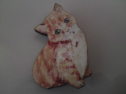 Handmade cute ginger - kitten,