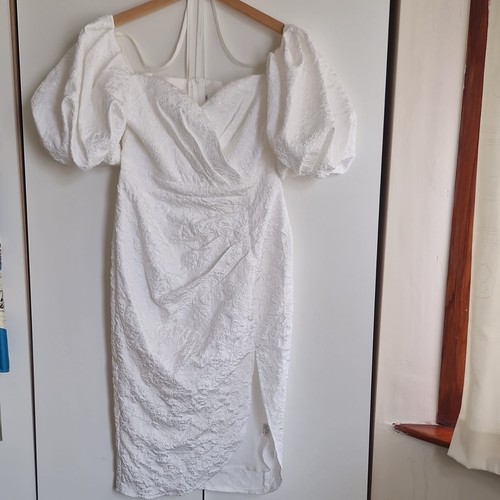 Zara white floral - floral, jacquard