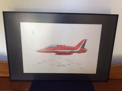 Red arrows signed print - arrows,