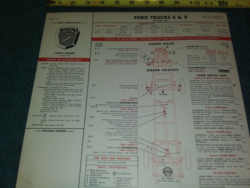 1957 ford truck shell service - 1957,