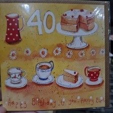 Alex Clark Card  40th Birthday