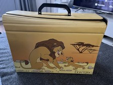 Disney The Lion King Vintage Large Cassette Travel Case Bag Germany 1990s V Rare
