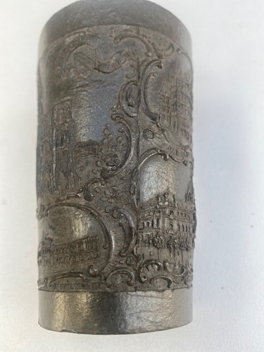 Antique pewter souvenir - , beaker