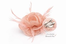 Nude Wedding Fascinator Flower