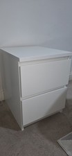 Malm White Bedside Drawer