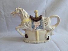 Vintage Merry-go-round Horse Carousel Novelty Vintage Teapot