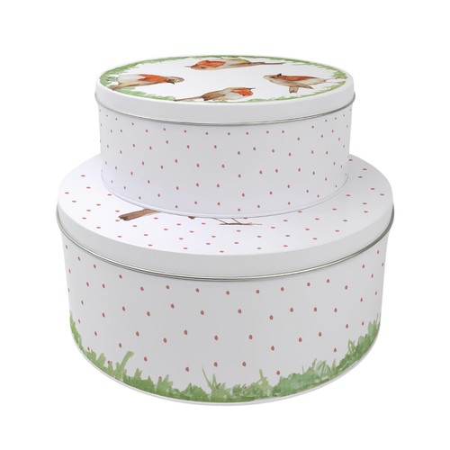 Robins cake tin - robins,