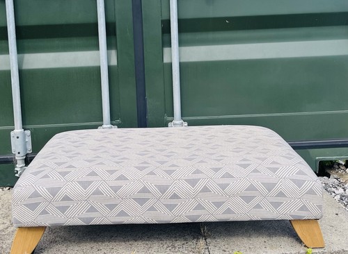 Footstool large oak - footstool, furniture