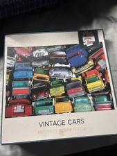 M & S 1000 Piece Jigsaw Puzzle Vintage Cars  