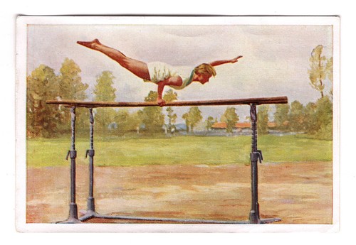 Sports trade card gymnastics - sports,