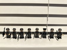 Custom WW2 Minifigures army bundle with real Lego Worth £100 16 Minifigures!!