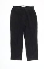 L.K. Bennett Women's Black Trousers Size 12 Straight Leg