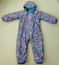 Jojo Maman Bebe PUDDLESUIT 2-3y 🦊 WATERPROOF Fleece Lined All-In-One SNOWSUIT
