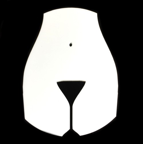 Female martini glass - martini, toilet