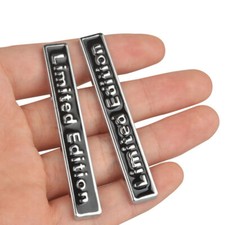 2x Car Sticker Metal LIMITED