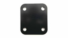 4" Black Tow Bar Drop Plate