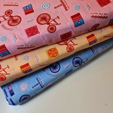 Bicycle 100% Cotton Fabric