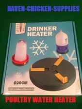 20cm Poultry/chicken/pet drinker heater anti freeze pad keep water from freezing