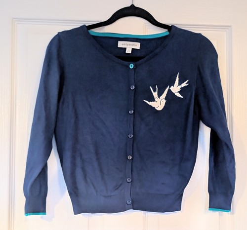 Emily fin navy swallow bird - fin,