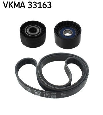 Ribbed belt set - belt,