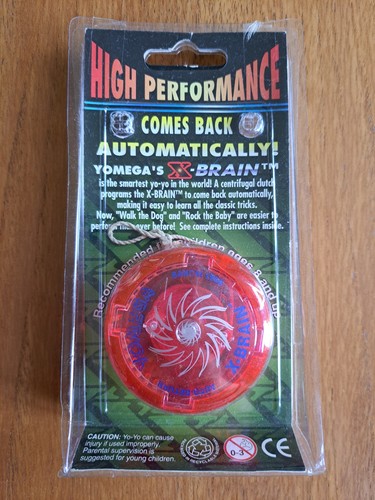 Yomega brain yoyo 1998 red - x-brain,
