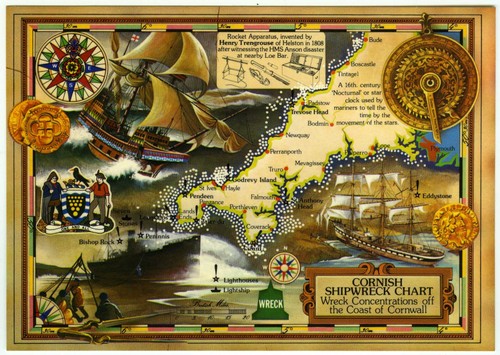 1970 postcard cornwall - -,