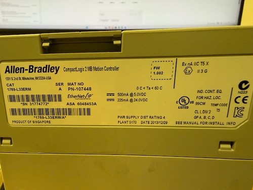Allen bradley 1769 - allen-bradley, plc