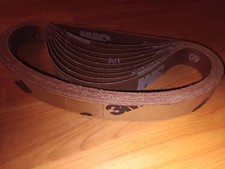 3M Belt Sander Sanding belts 25x610mm P60 10pc