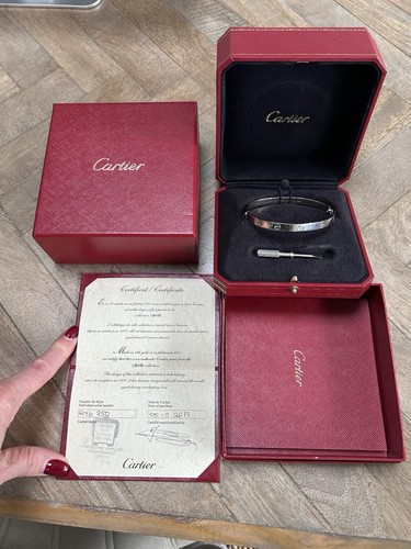 Cartier love bangle size - cartier,